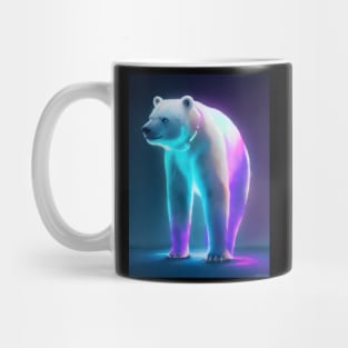 Neon polar bear Mug